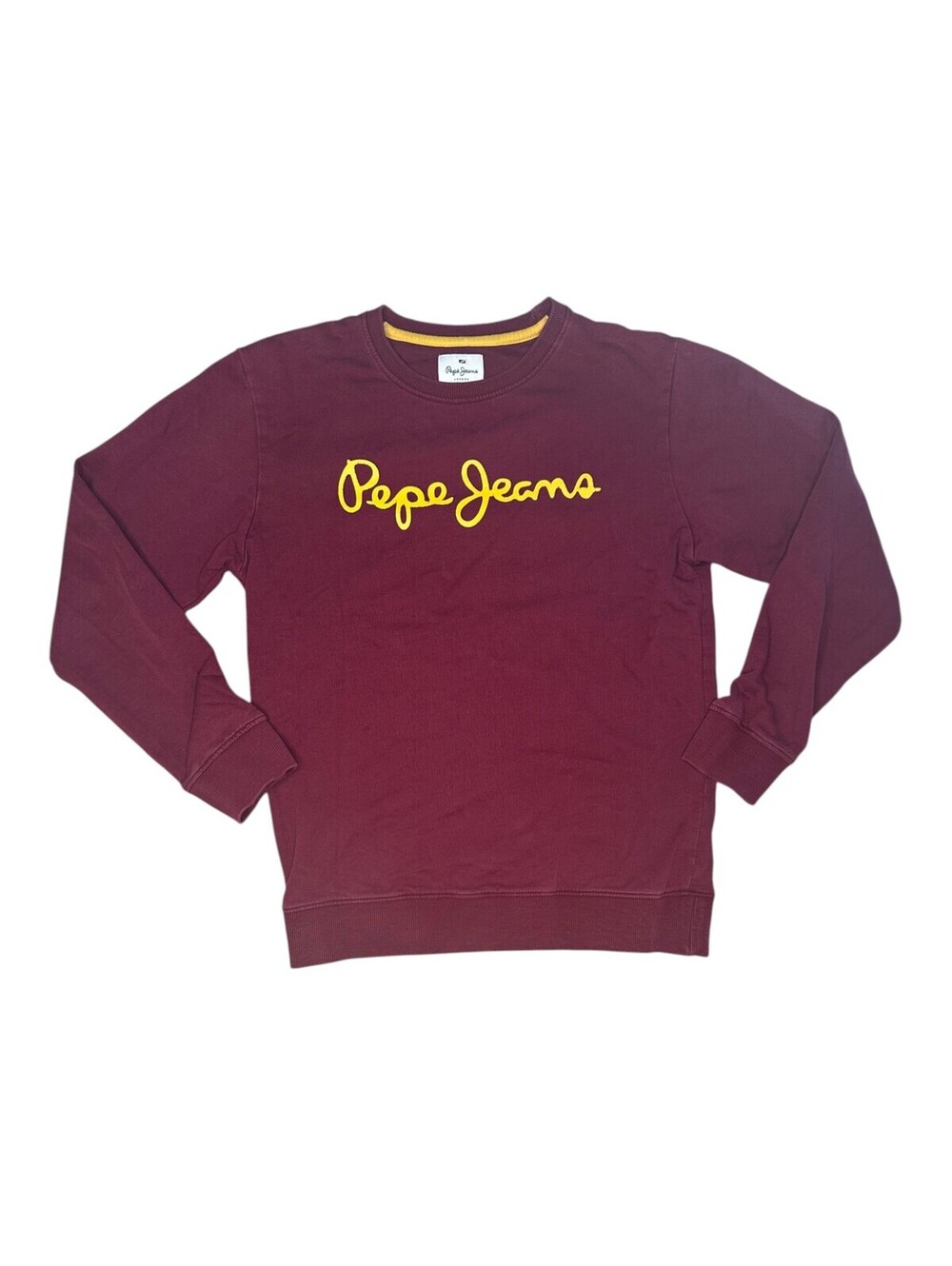 Pepe Jeans Kid 12 Burgundy Logo Sweatshirt